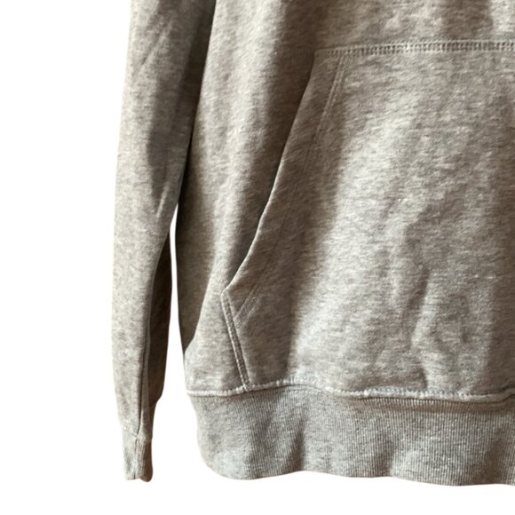 H&M - NEW Gray Loose Fit Hoodie drawstring hood long sleeves kangaroo Large - Picture 6 of 9
